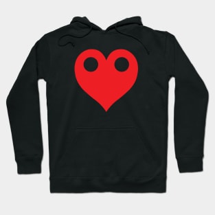 Annie leblanc blue heart black hoodie top